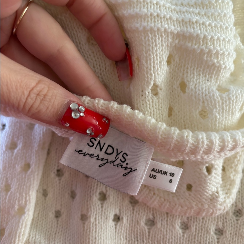 SNDYS coverup knit skirt - Picture 2 of 3